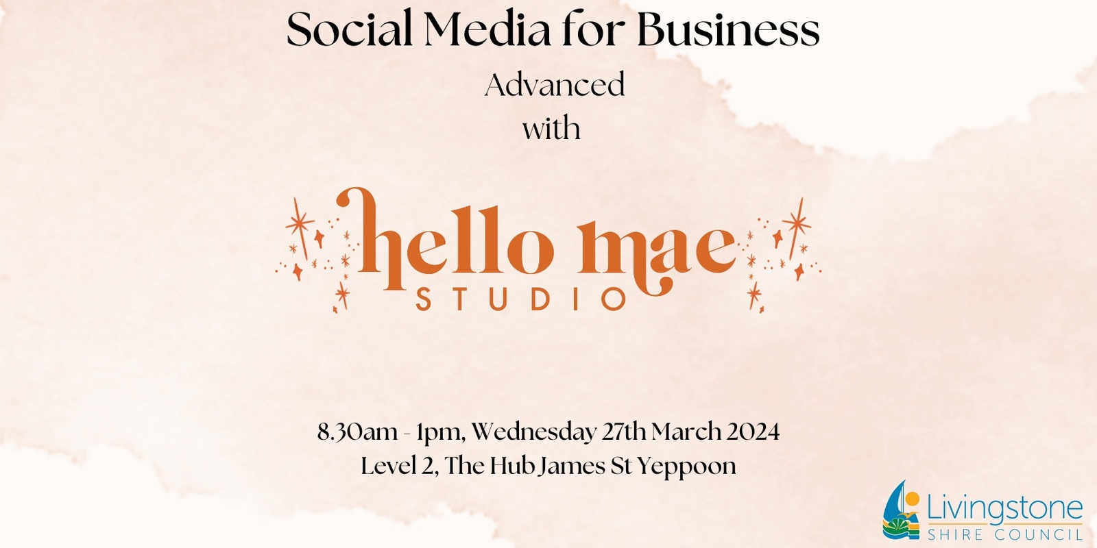 Banner image for Social Media for Business with Hello Mae Studio - Advanced