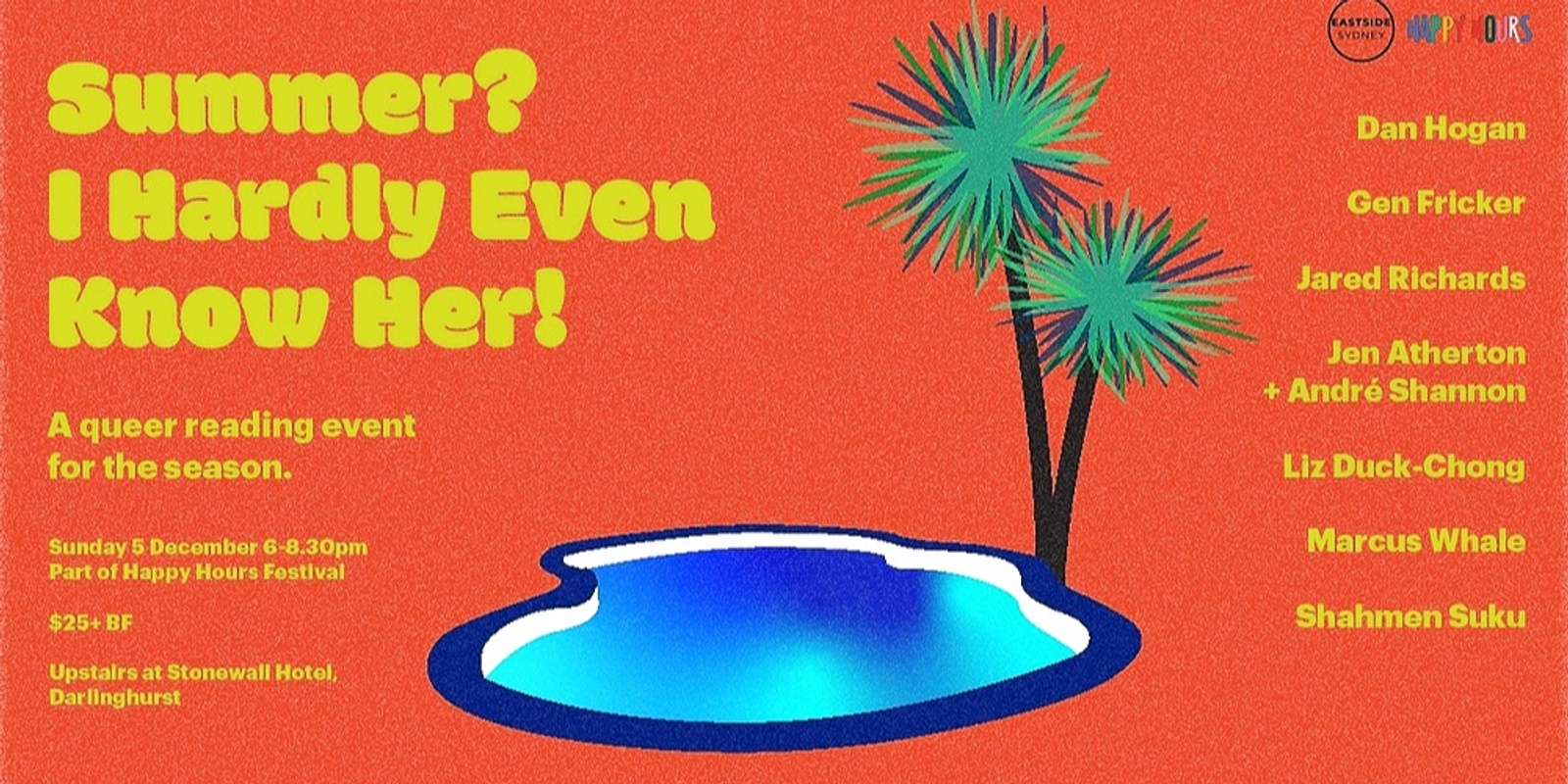 Banner image for Summer? I Hardly Even Know Her - Queer Reading Night