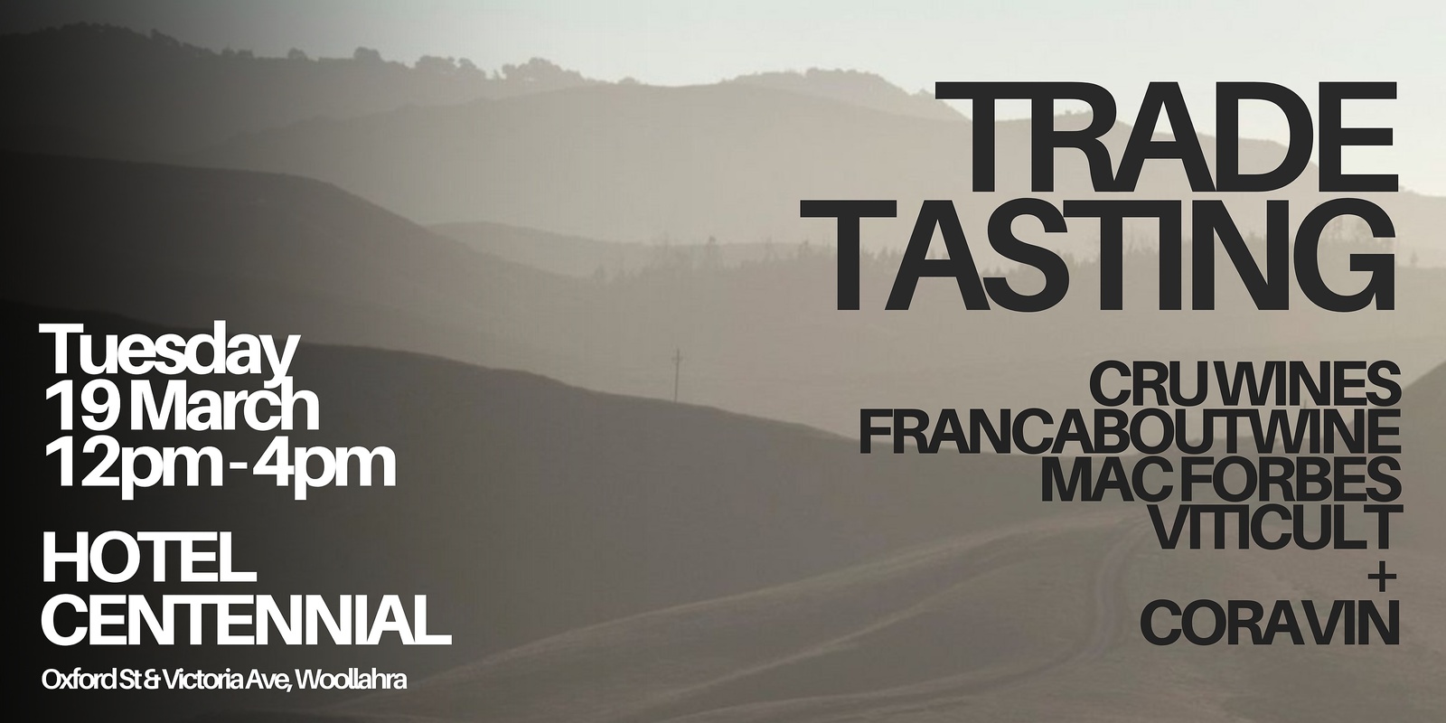 Banner image for Sydney Trade Tasting