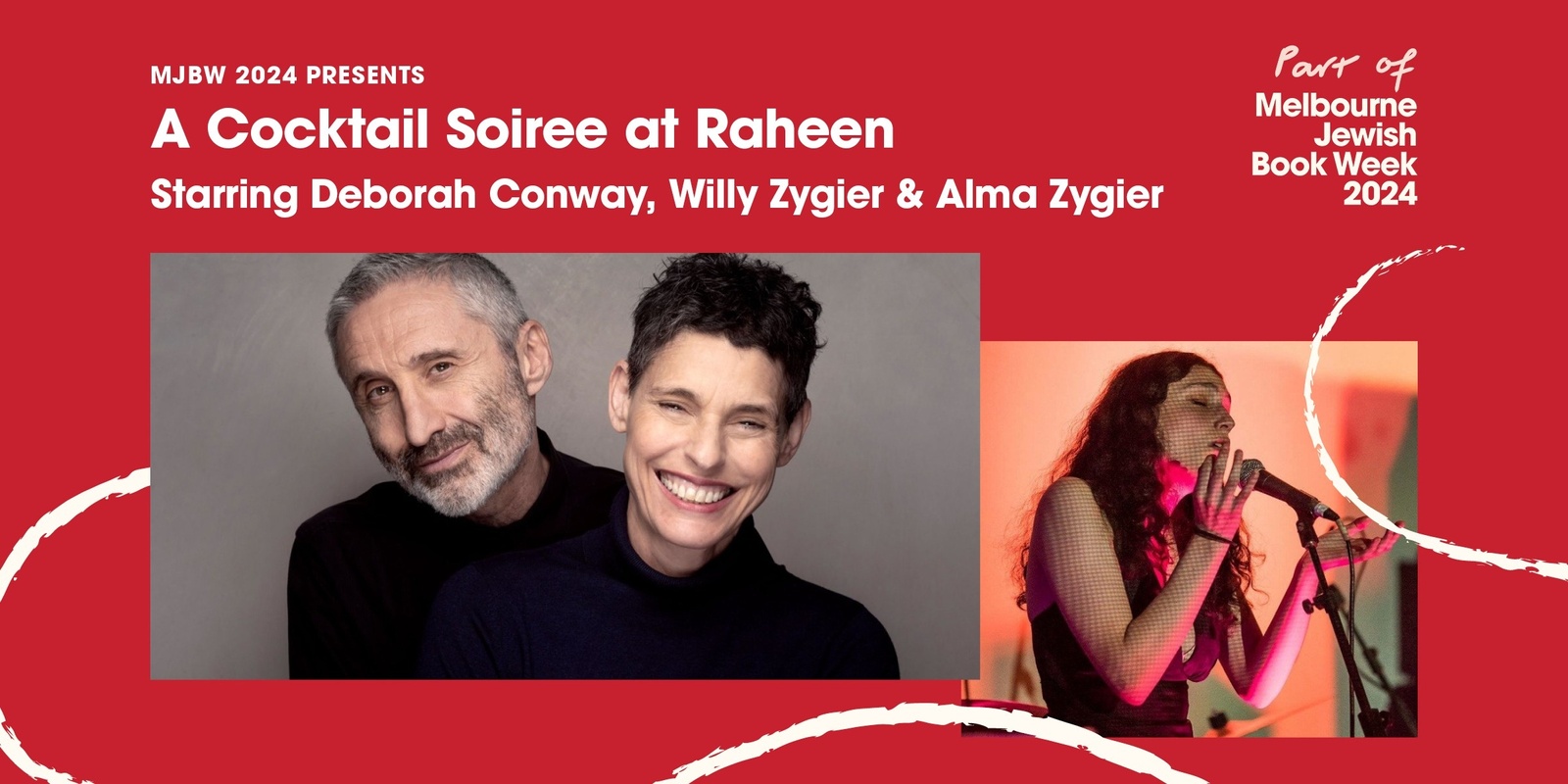 Banner image for Deborah Conway, Alma Zygier & Willy Zygier at Raheen