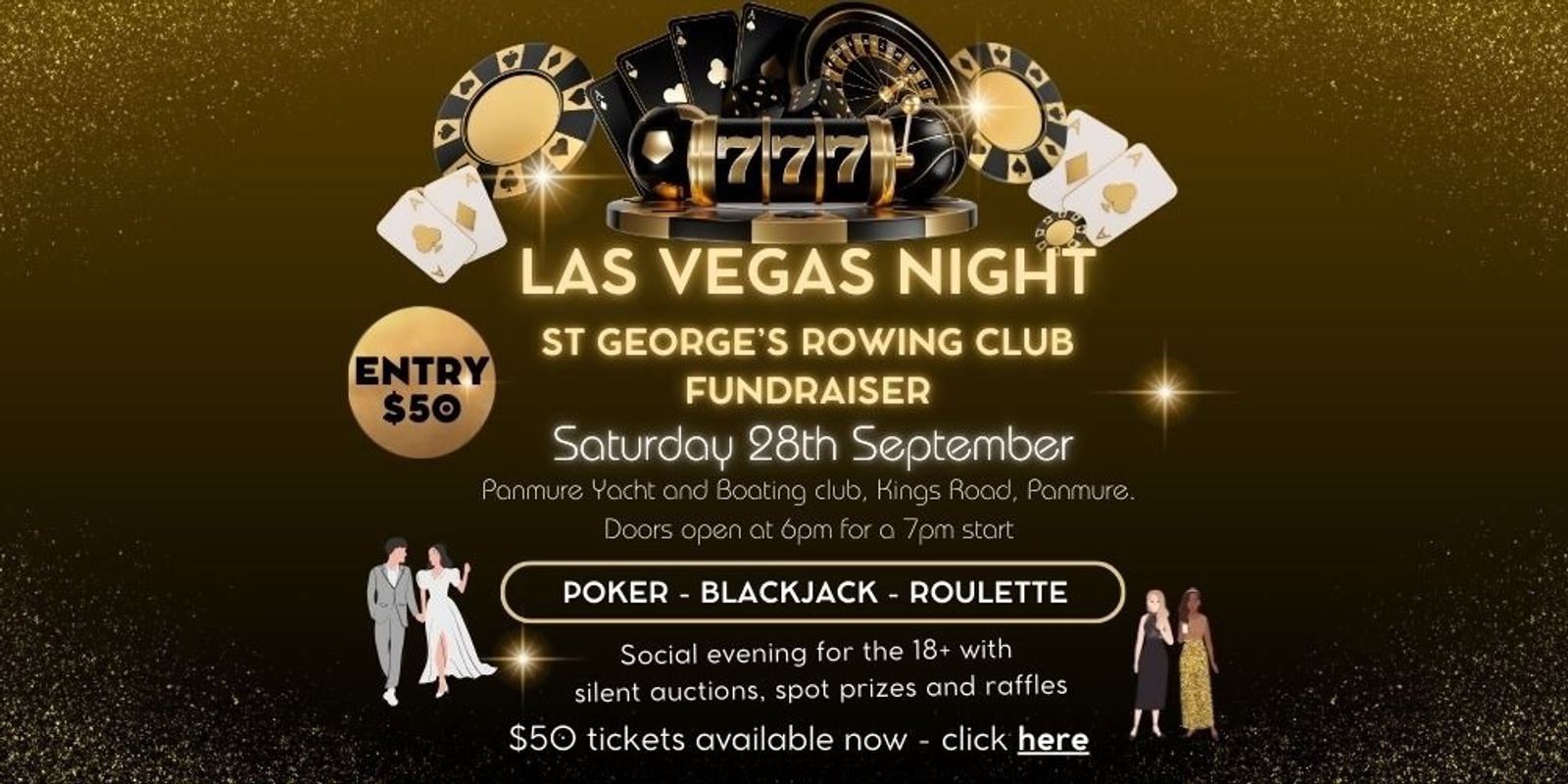 Banner image for Las Vegas Night - St Georges Rowing Club Fundraiser