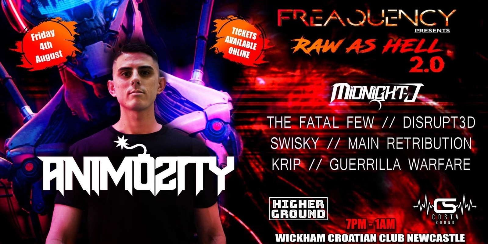 Banner image for Freaquency Presents: Raw as Hell 2.0