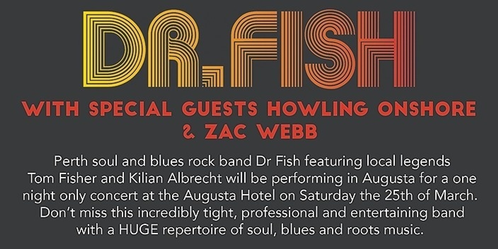 Banner image for DR.FISH with special guests HOWLING ONSHORE
