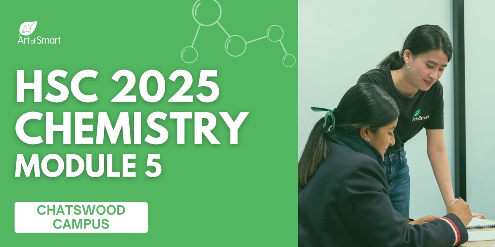 Banner image for HSC Chemistry Module 5 - Year 12 Kickstarter [CHATSWOOD CAMPUS]