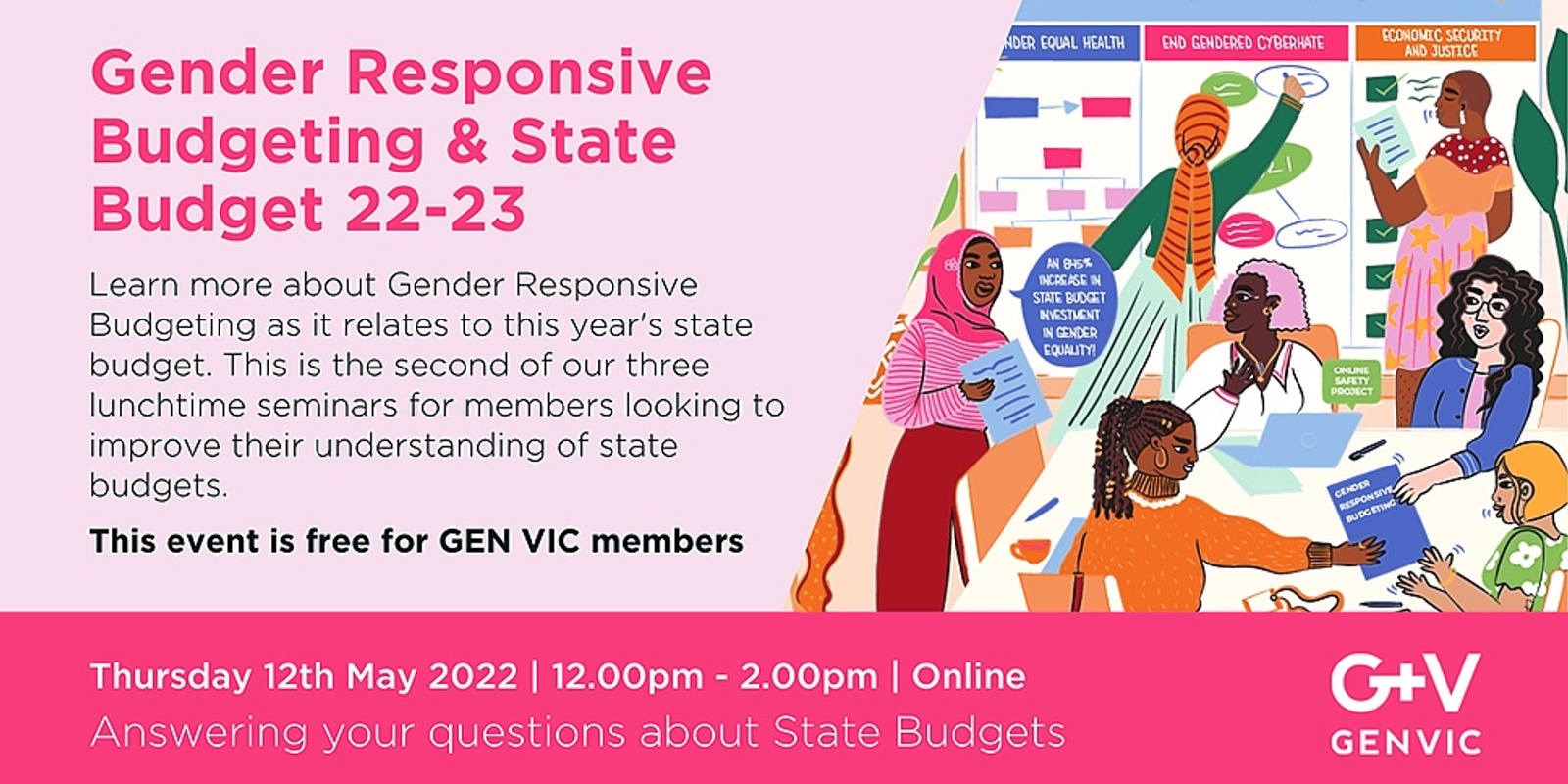 Banner image for Gender Responsive Budgeting & State Budget 22-23