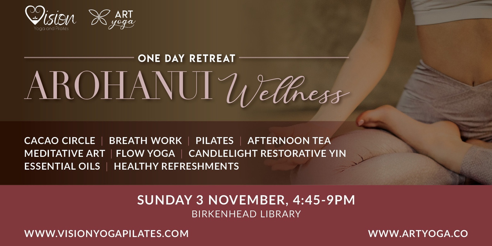 Banner image for Arohanui Wellness Retreat at Birkenhead Library