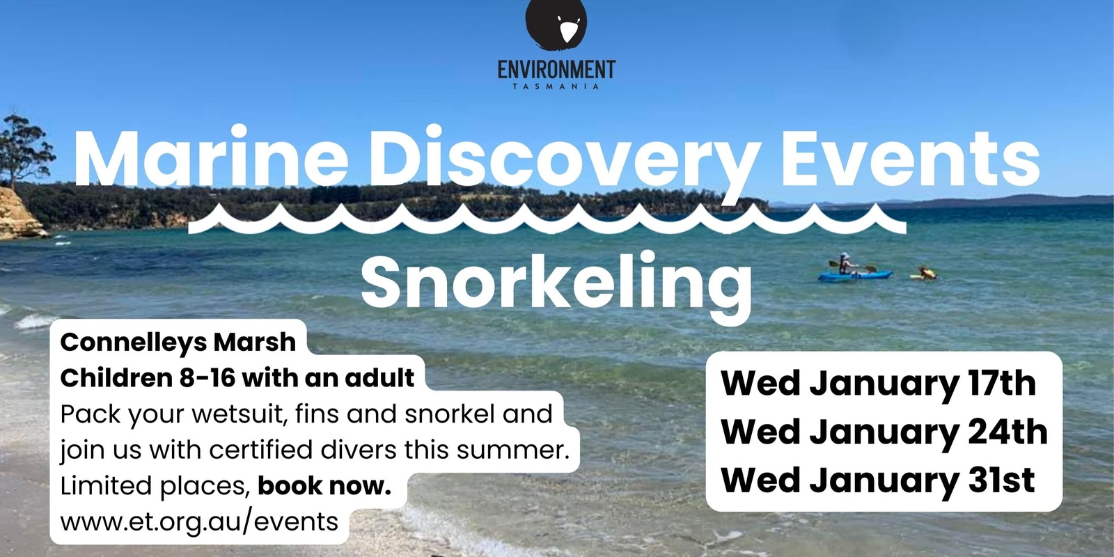 Banner image for Marine Discovery Family Snorkel Fun - Jan 17th