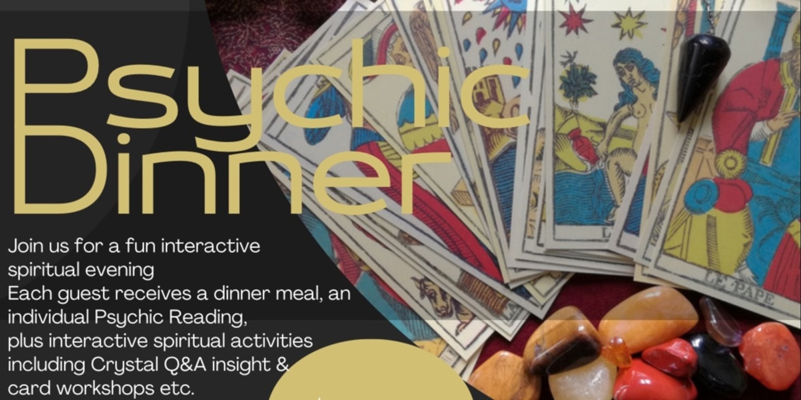 Banner image for Psychic Dinner @thesands 21st May