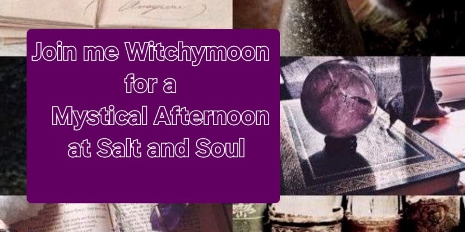 Banner image for Afternoon tea with Witchymoon