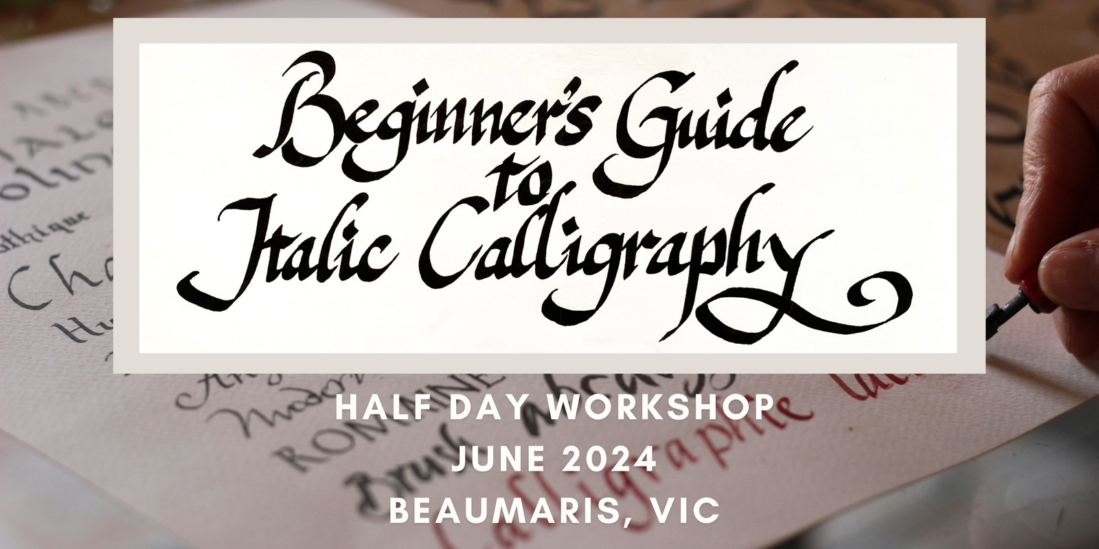 Banner image for Beginner's Guide to Italic Calligraphy