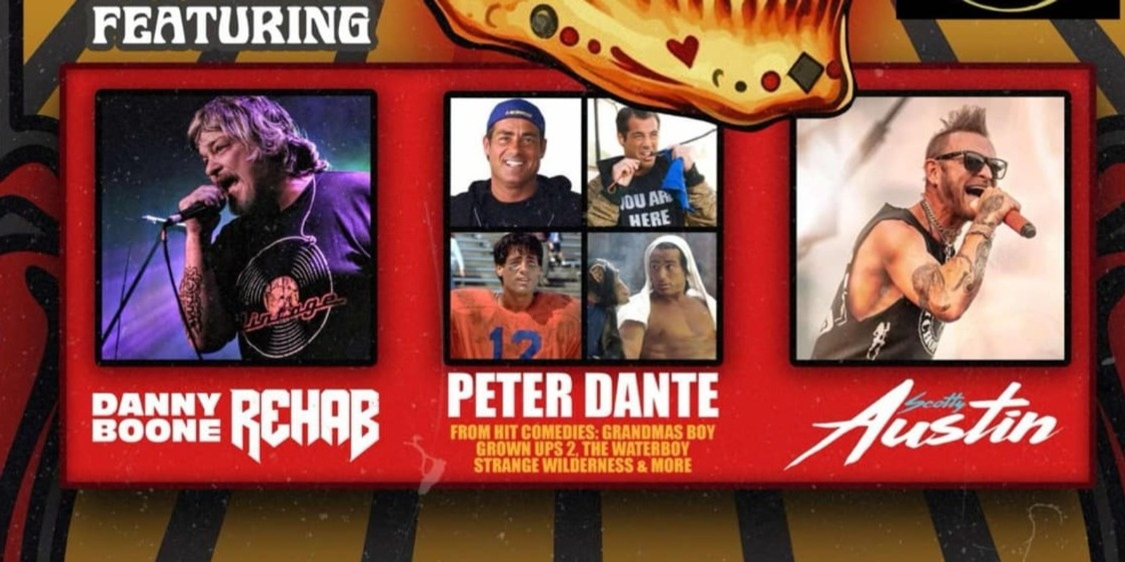 Banner image for Live Laugh Love Tour - Danny Boone of Rehab - Actore Peter Dante - Scotty Austin wsg Art @Tribble's bar Piedmont SC 