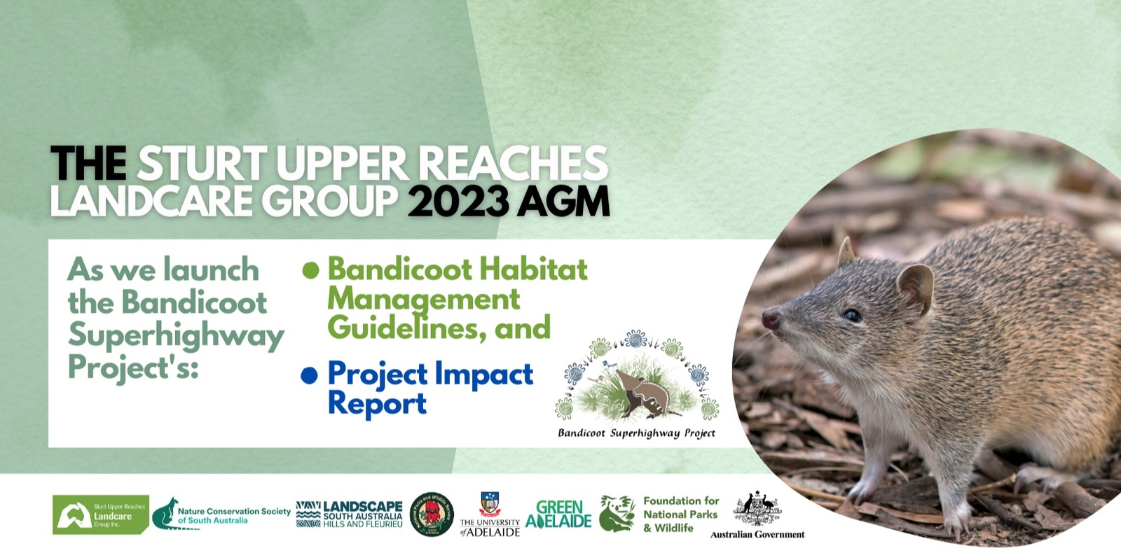 Banner image for The Sturt Upper Reaches Landcare Group 2023 AGM