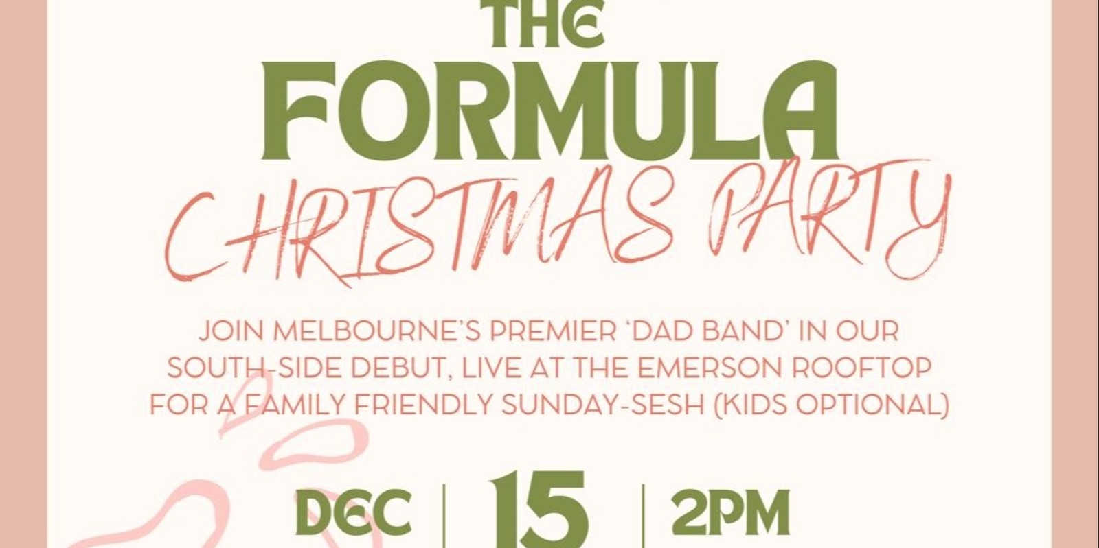 Banner image for The Formula - Christmas Party