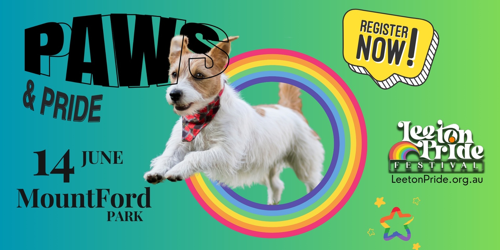 Banner image for Leeton Pride Festival - Paws & Pride Pet Competition