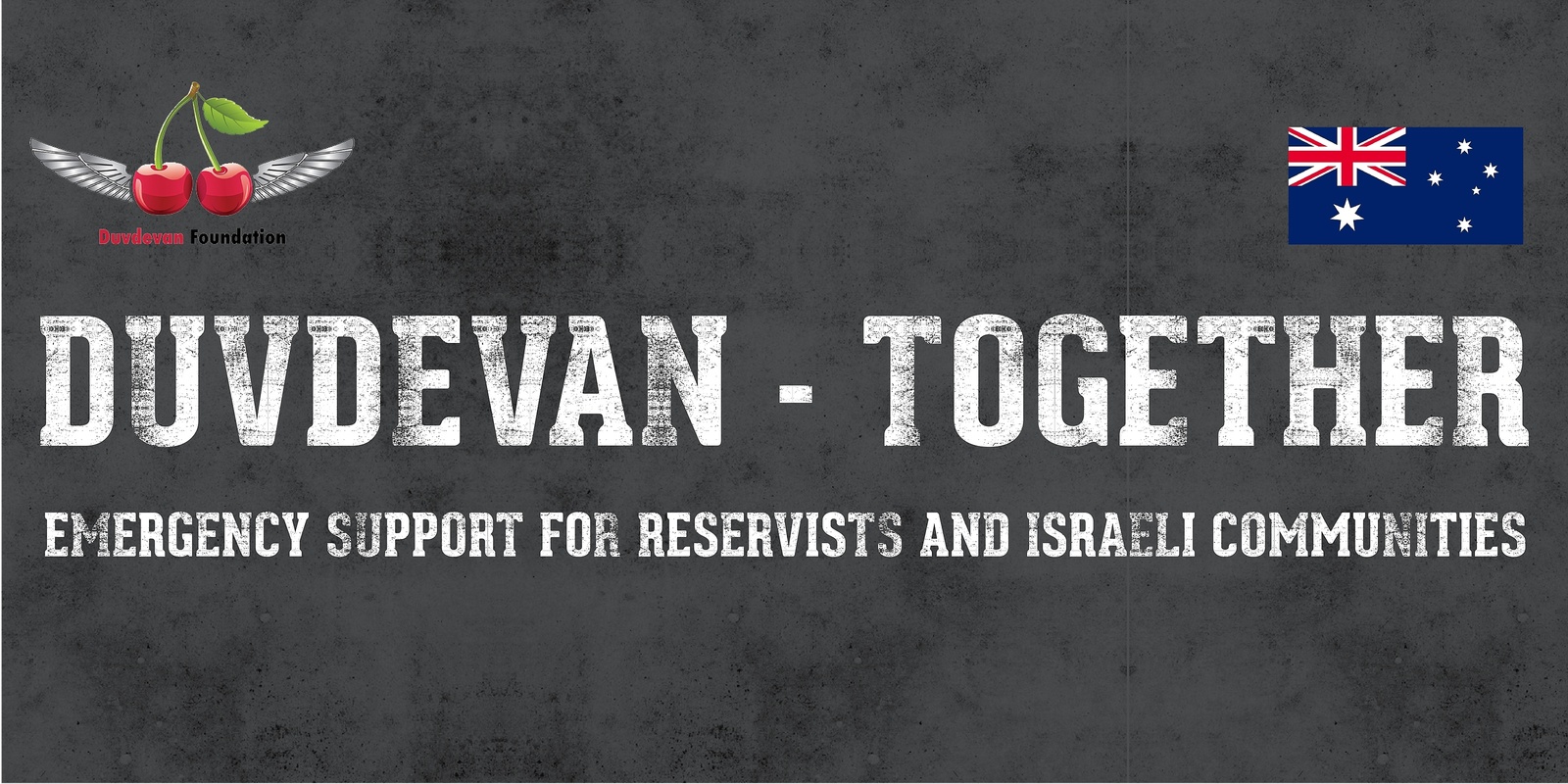 Banner image for Duvdevan Together - Emergency support for Israel