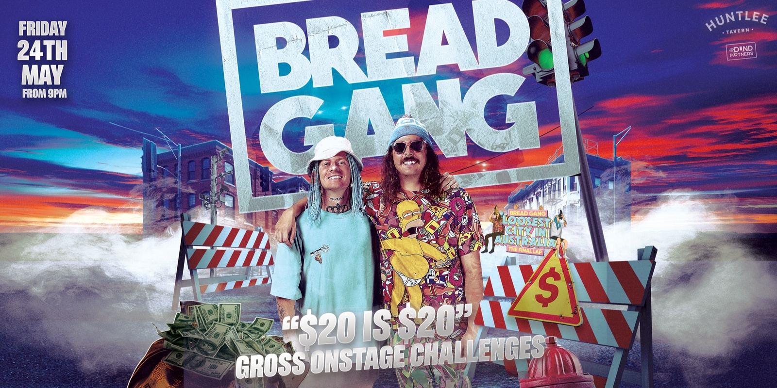 Banner image for Bread Gang Live Huntlee Tavern  