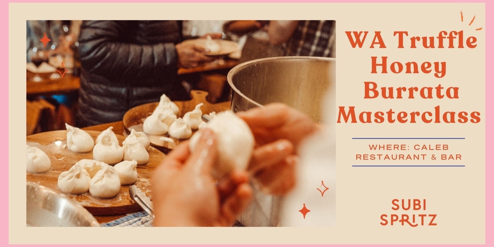 Banner image for WA Truffle Honey Burrata Masterclass