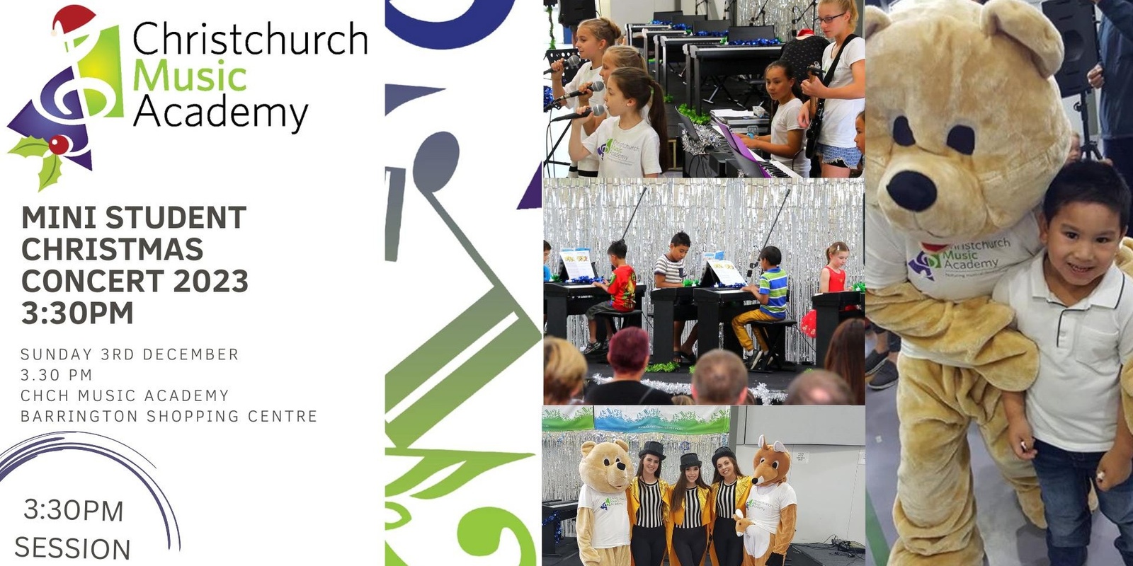 Banner image for Christchurch Music Academy Mini Concert 2023 3:30pm