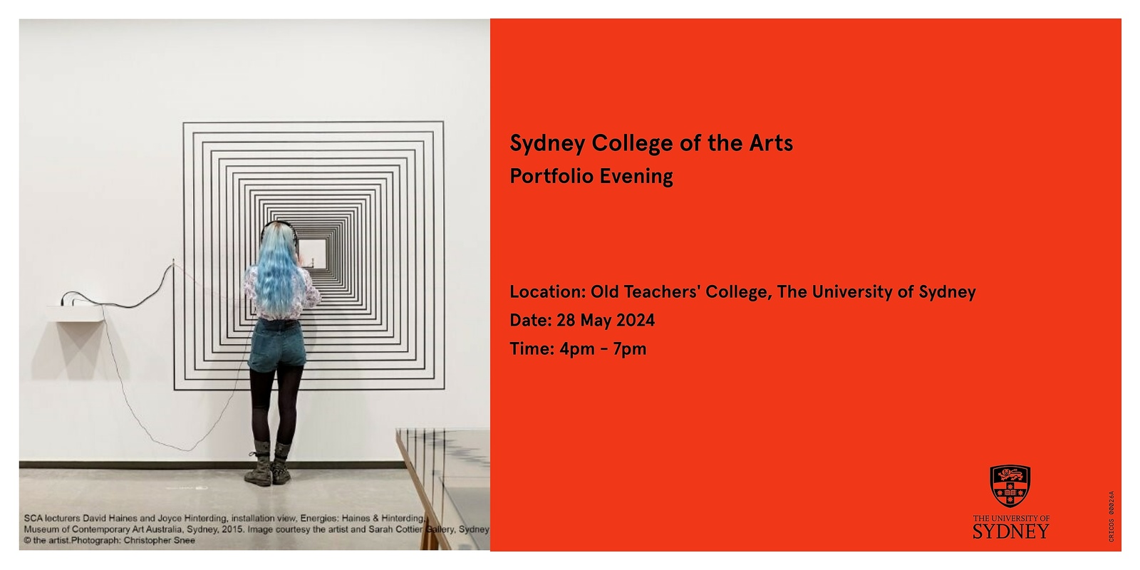 Banner image for Sydney College of the Arts Portfolio Evening 