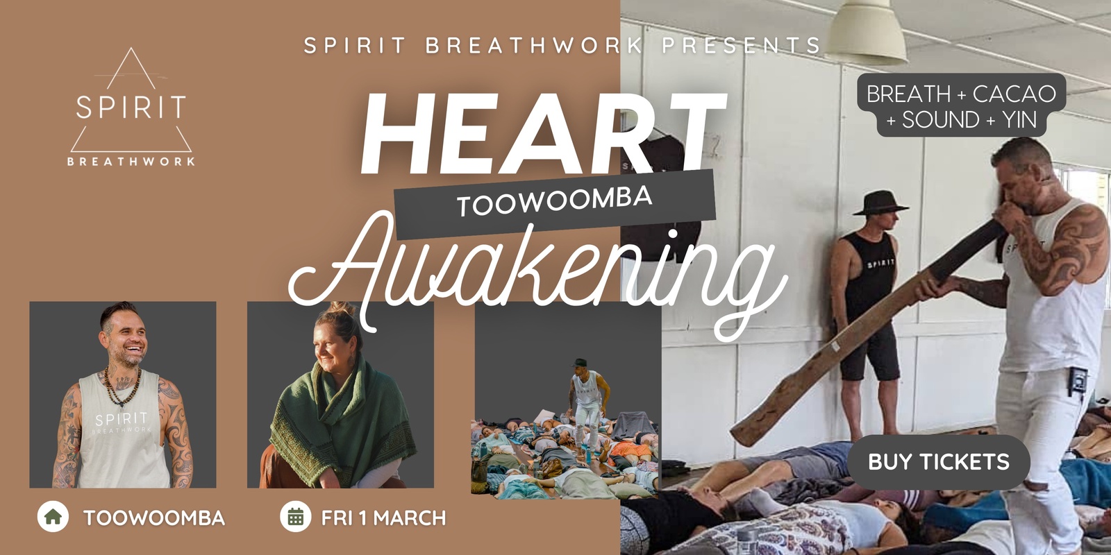 Banner image for Toowoomba | Heart Awakening | Friday 01 March