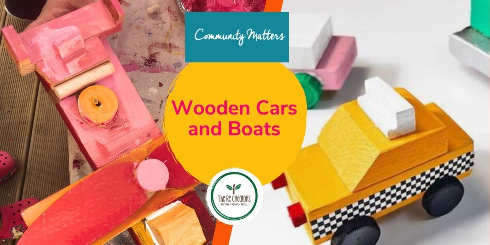 Banner image for Wooden Cars and Boats, Owairaka Scout Hall, Wednesday 15 January, 10.30am - 12.30pm