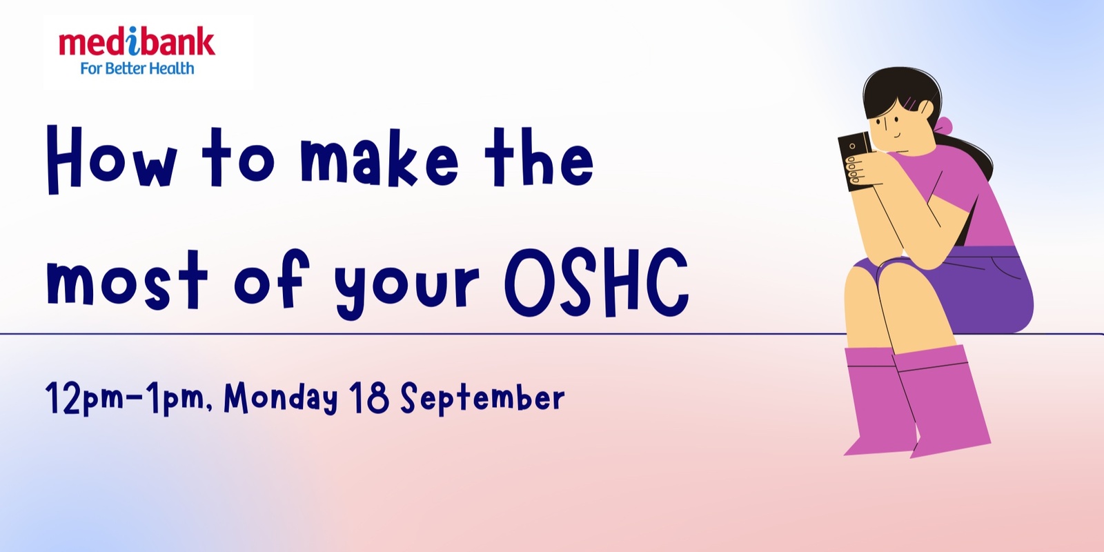 Banner image for SEXtember 2023: How to make use of your OSHC with MediBank