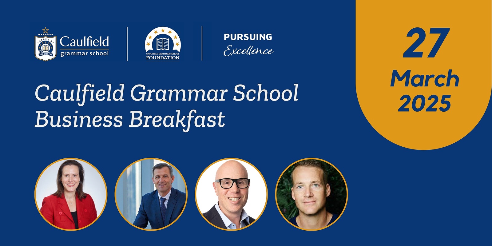 Banner image for Caulfield Grammar School Business Breakfast 2025