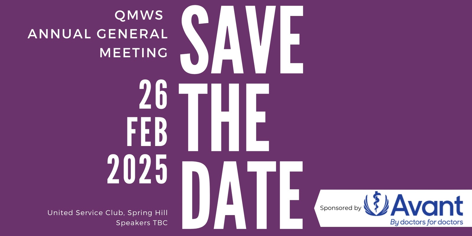 Banner image for QMWS AGM 2025