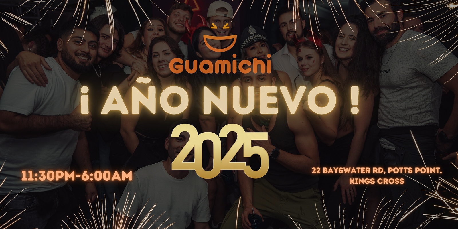 Banner image for GUAMICHI AÑO NUEVO SYDNEY - ¡Fiesta Hasta el Amanecer! 🎉🍾