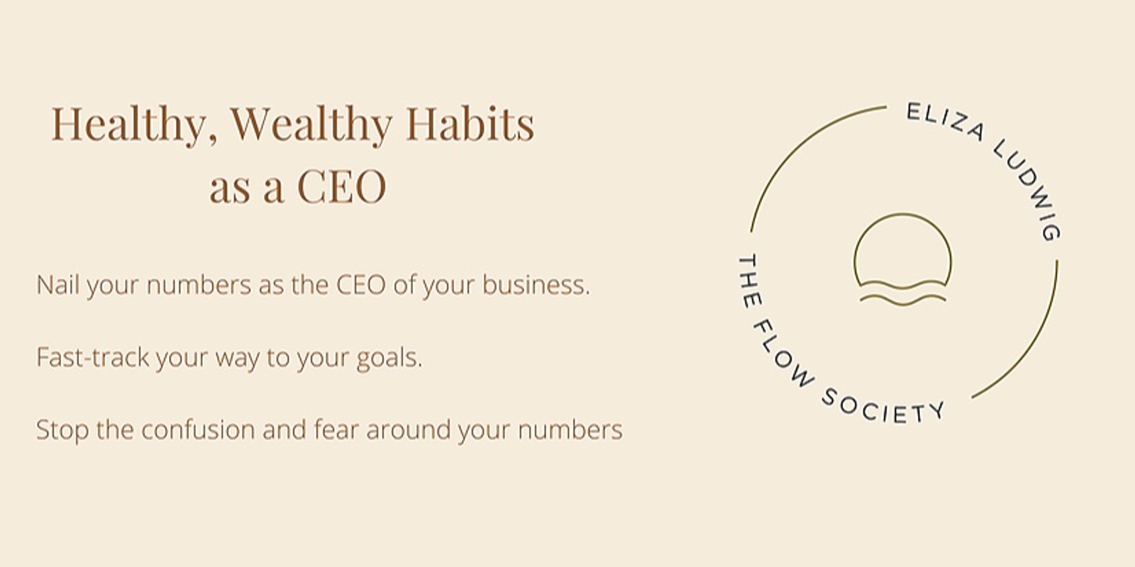 Banner image for Healthy, Wealthy Habits as a CEO