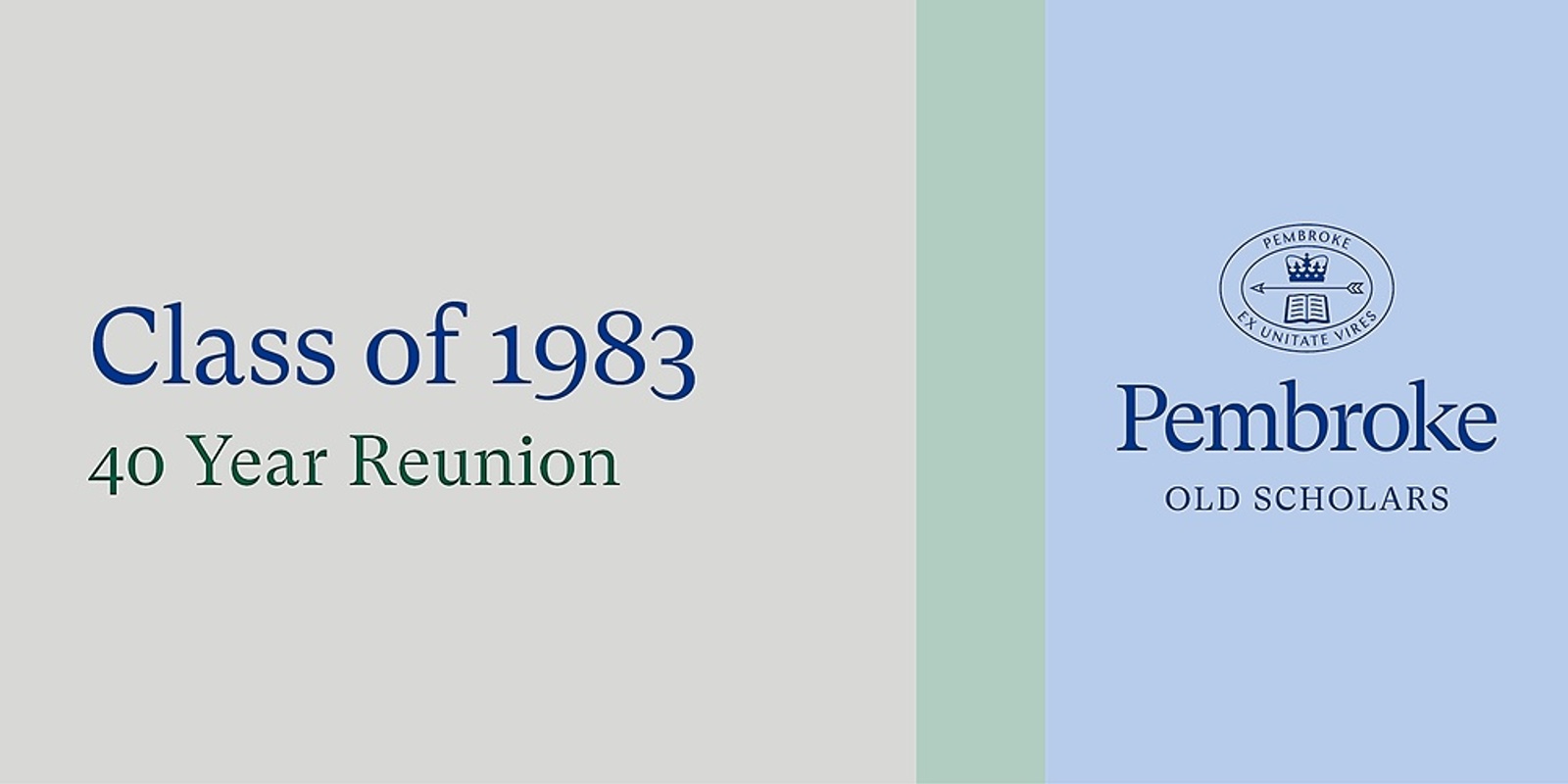 Banner image for Class of 1983 - 40 Year Reunion 
