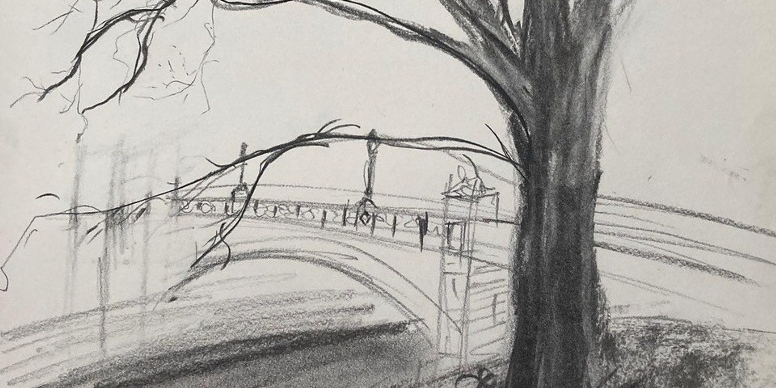 Banner image for Charcoal Drawing Session - Drawing Plein Air (drawing outdoors)