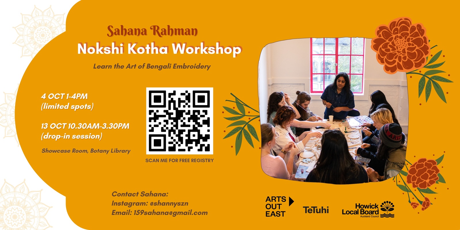 Banner image for Nokshi Kotha Workshops