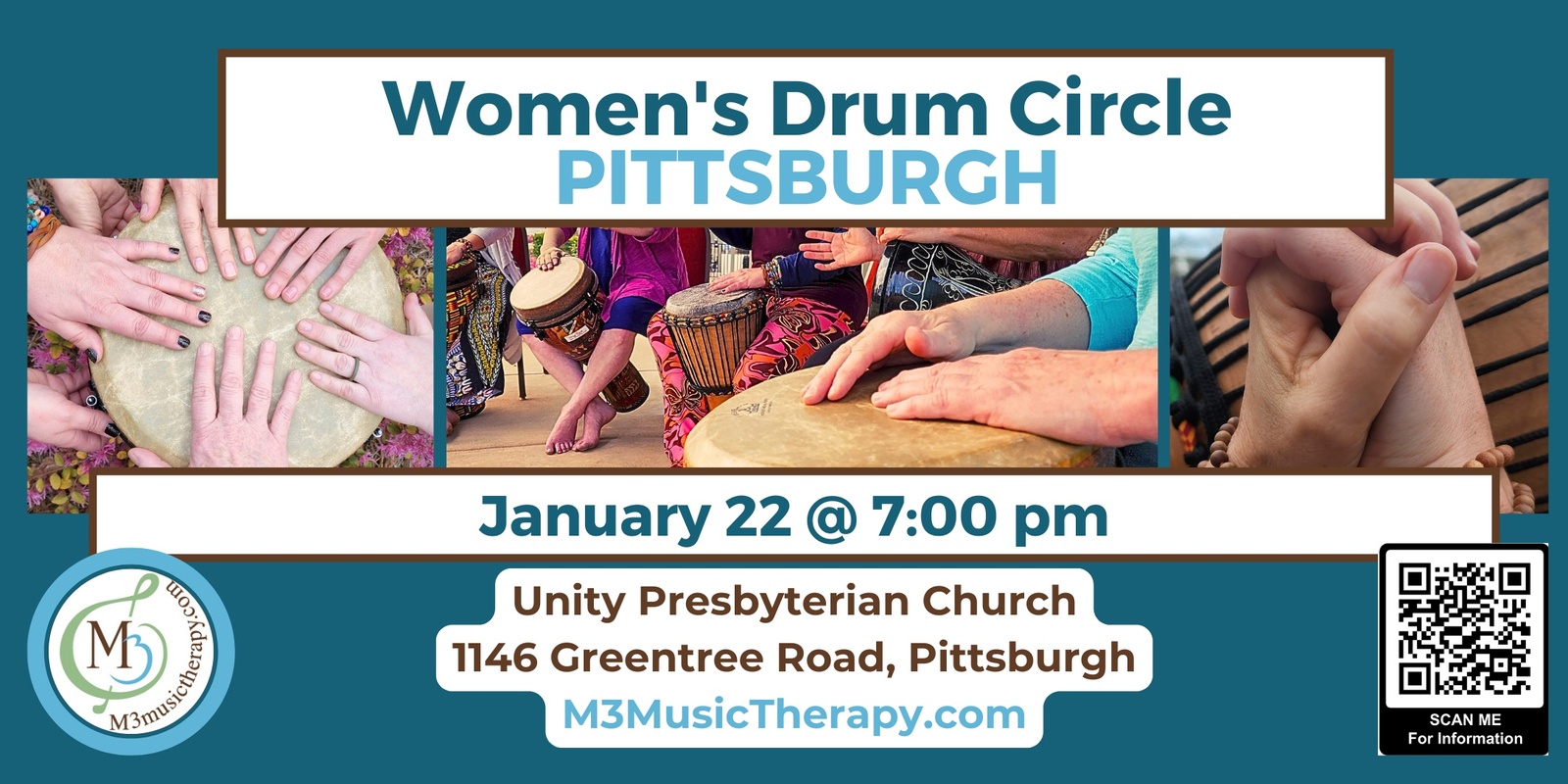 Banner image for Womens' Drum Circle - Jan (Pittsburgh)