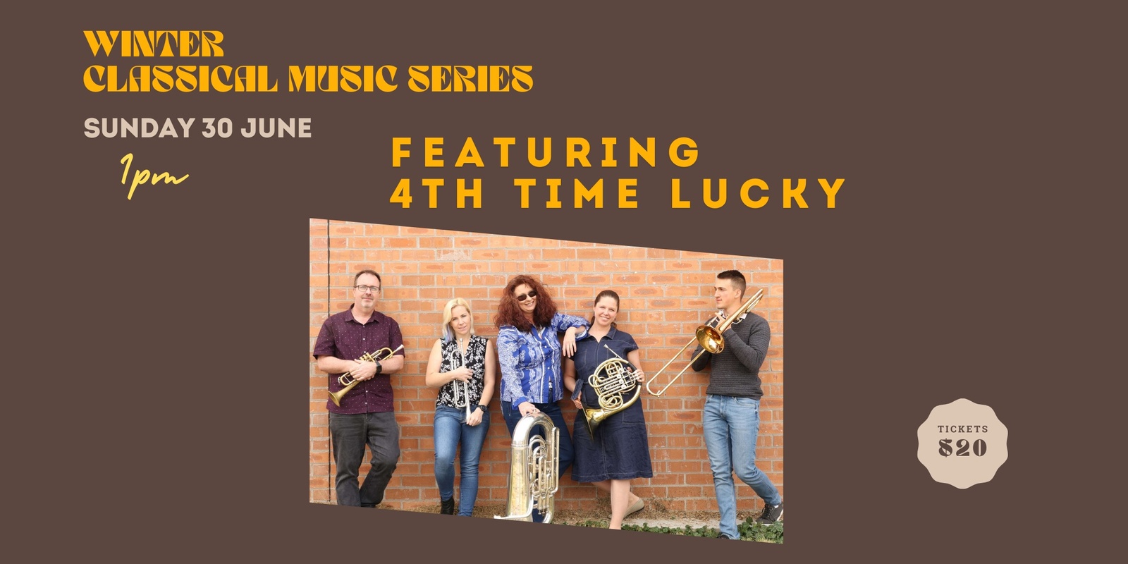 Banner image for 4th Time Lucky Classical Music Winter Series
