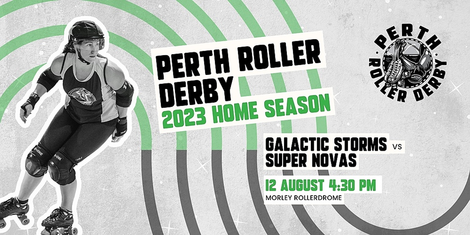 Perth Roller Derby 2023 Home Season | Bout 2 Galactic Storms vs Super Novas