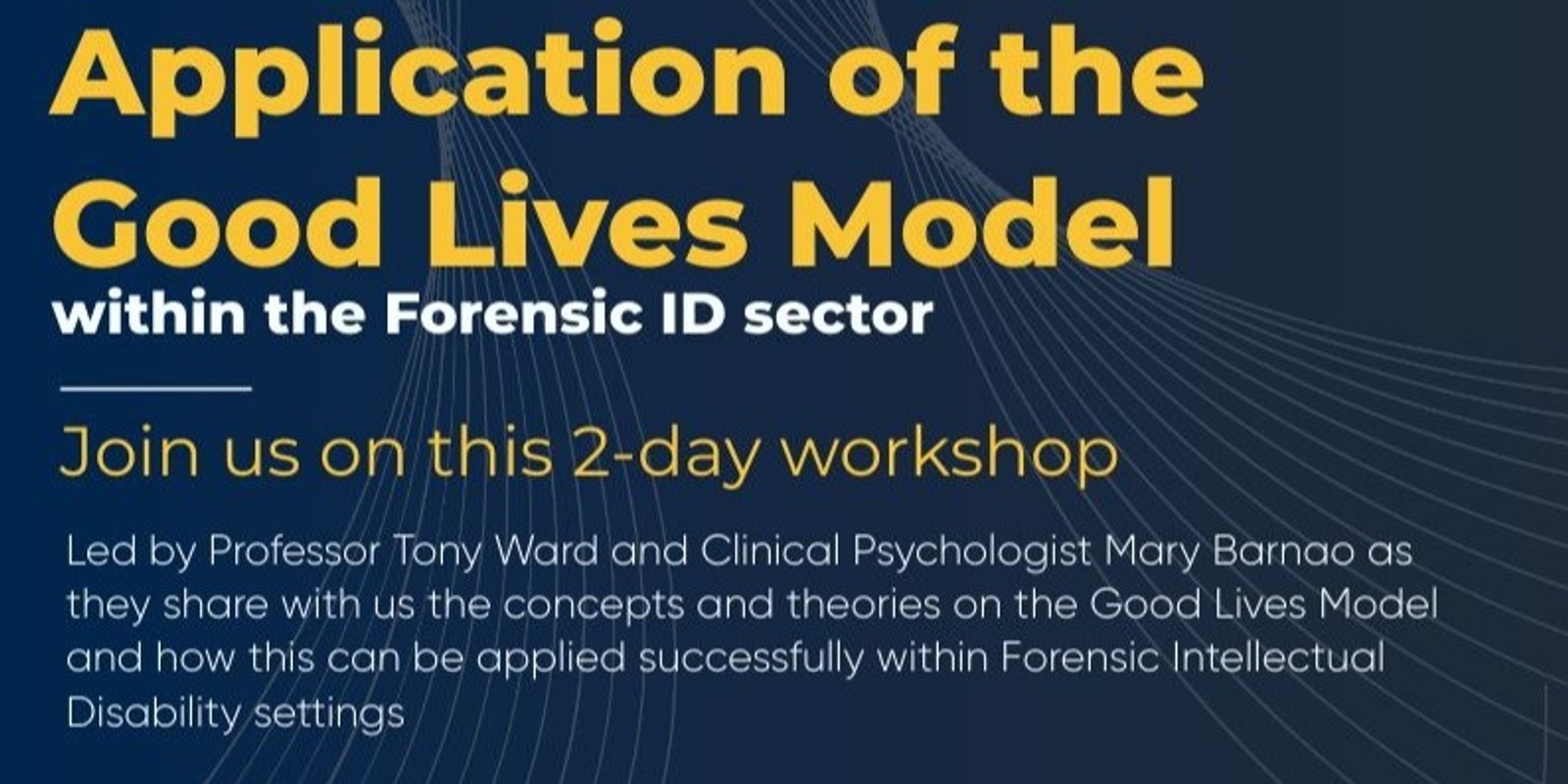 Application Of The Good Lives Model Within The Forensic Id Sector Humanitix 7107
