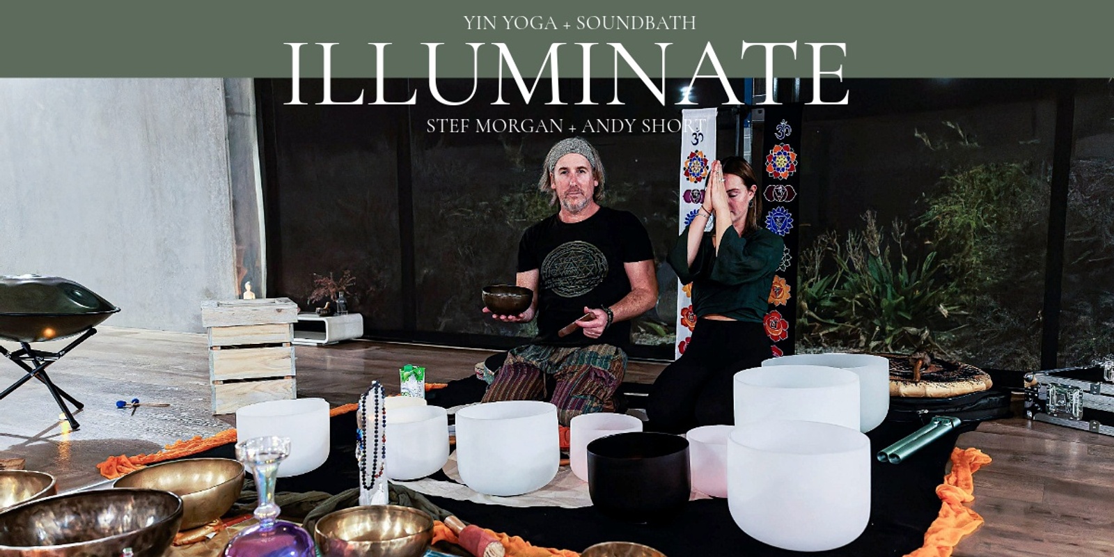 Banner image for Illuminate: Yin Yoga & Sound Bath 