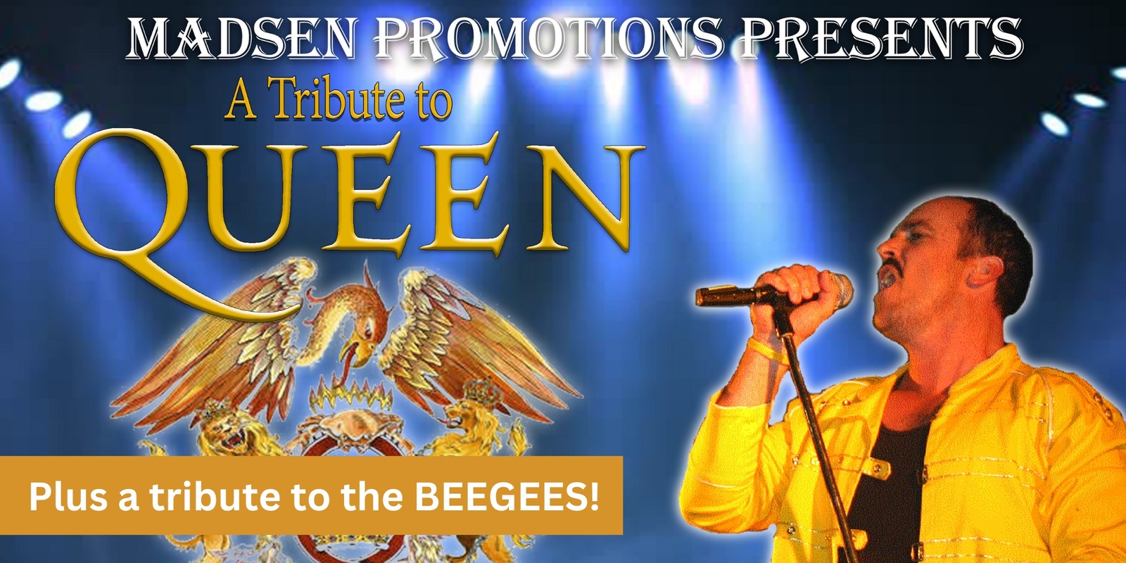 Banner image for Queen & Bee Gees Tribute Band