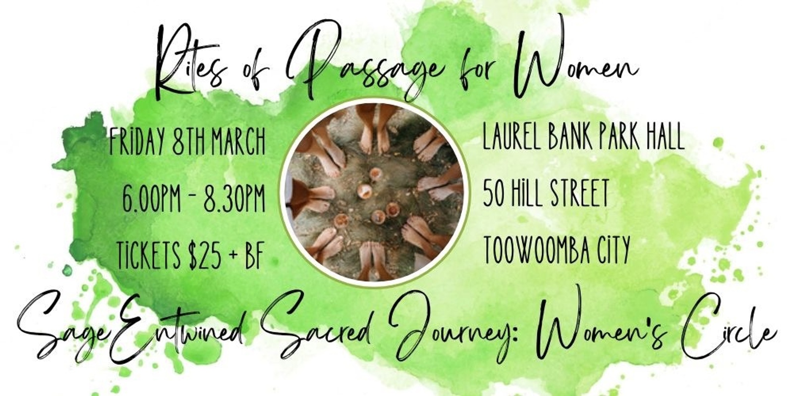 Banner image for Sage Entwined Sacred Journey: Women's Circle ~ March Gathering ~ Rites of Passage for Women