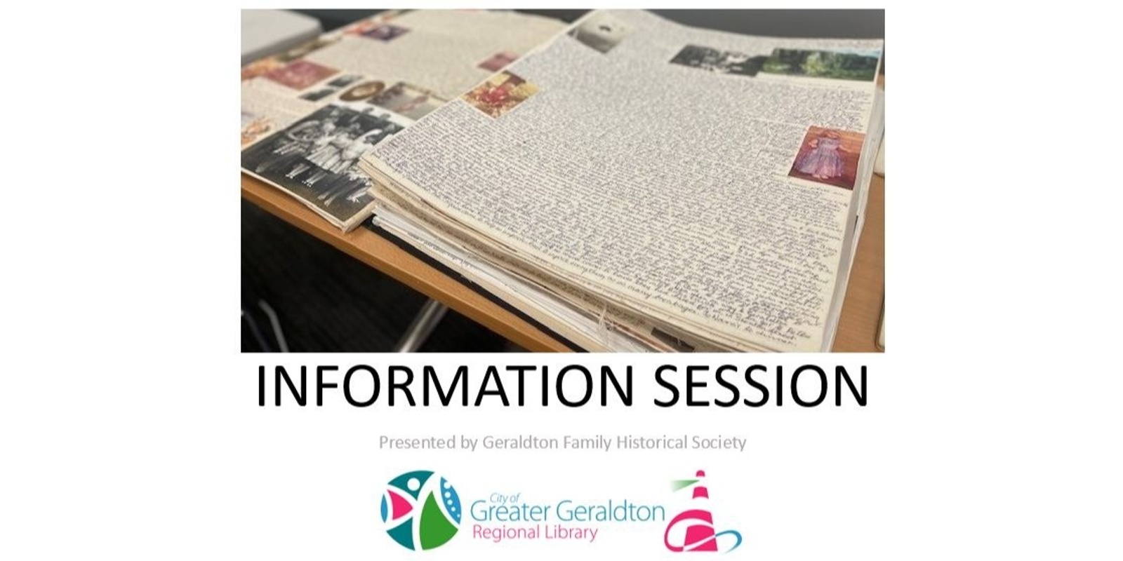 Banner image for Geraldton Family History Society - Information  Session and Workshop