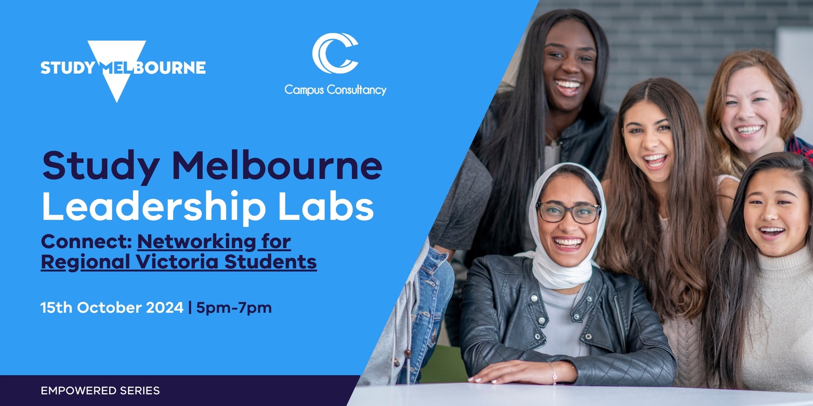 Banner image for Study Melbourne Leadership Labs Connect - Networking for Regional Victoria Students