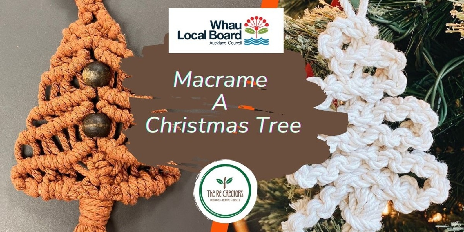 Banner image for Macrame Christmas Tree, New Lynn Library, Wednesday 11 December, 10.30am - 12.30pm