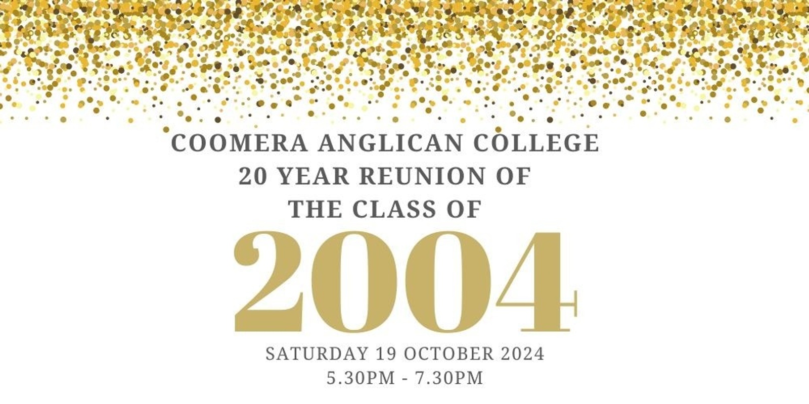 Banner image for Class of 2004 - 20 Year Reunion