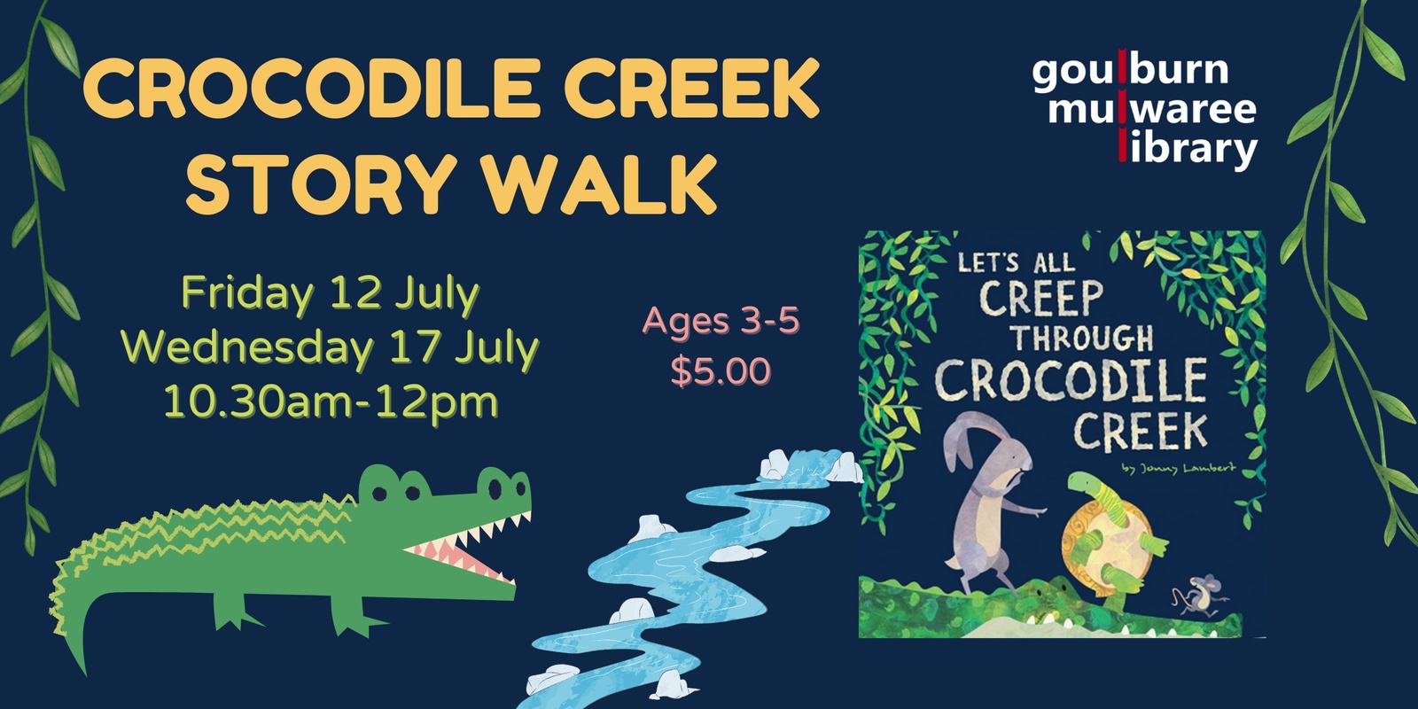 Banner image for Crocodile Creek Story Walk