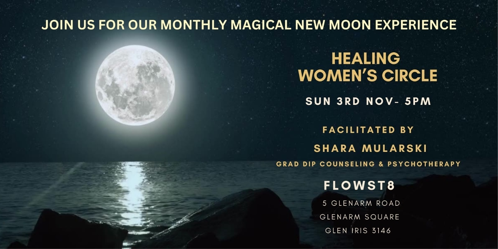 Banner image for Monthly New Moon in Scorpio Women’s Circle 