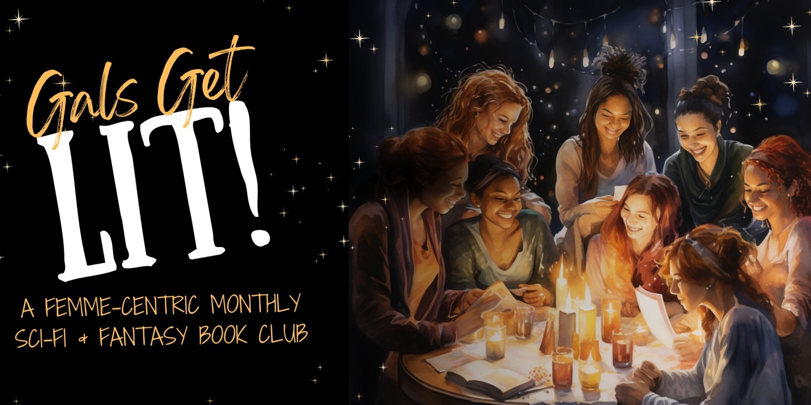 Banner image for Gals Get Lit! A Femme-Centric Monthly Sci-Fi + Fantasy Book Club