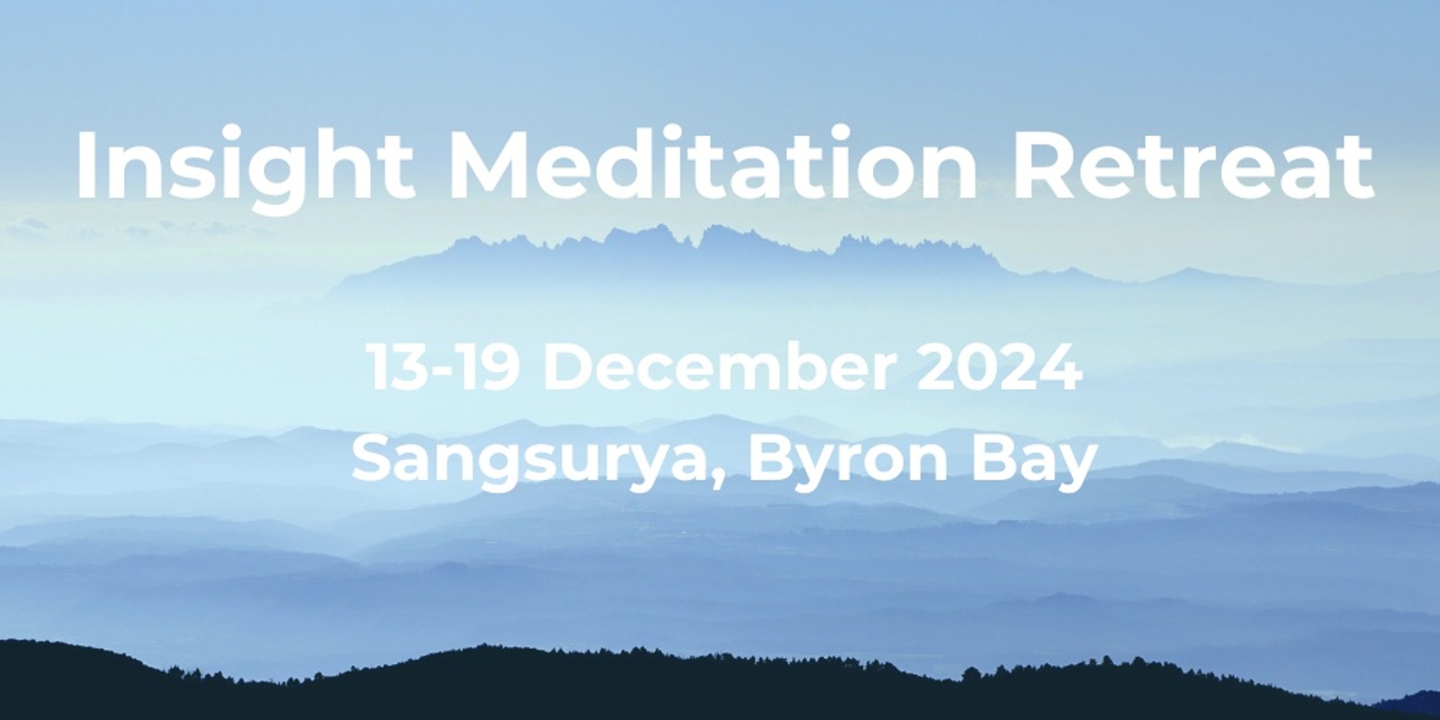 Banner image for Insight Meditation Retreat