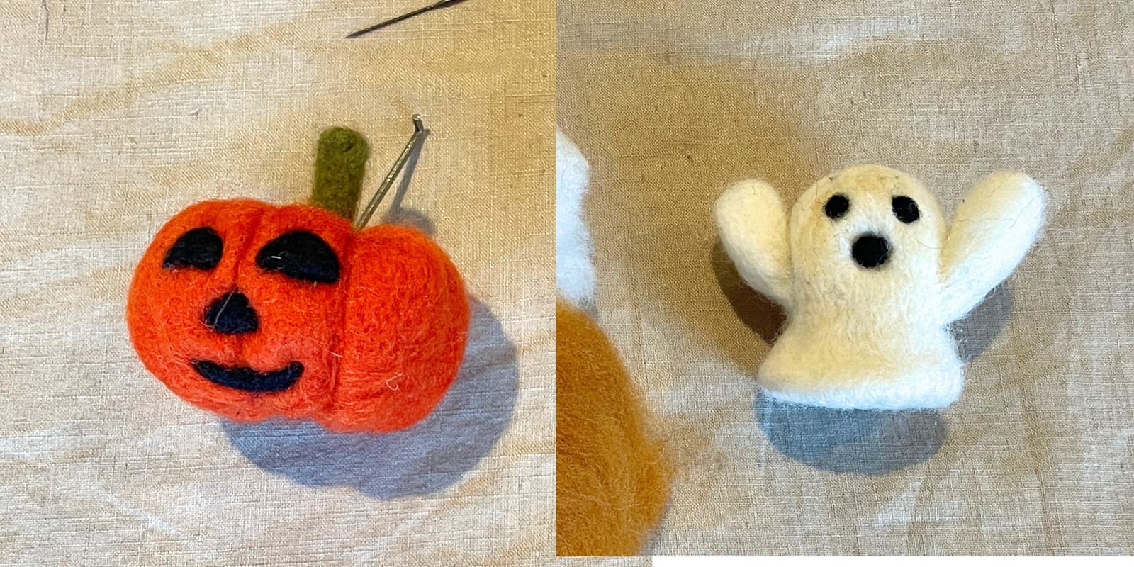 Banner image for Dry Felting 101: Halloween Friends with Heather