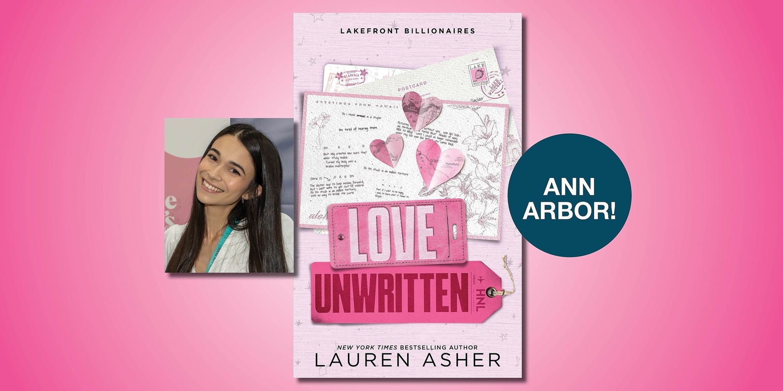 Banner image for Love Unwritten Book Signing with Lauren Asher